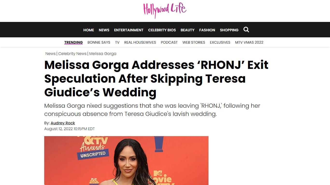 Melissa Gorga Reacts To ‘RNONJ’ Exit Speculation – Hollywood Life